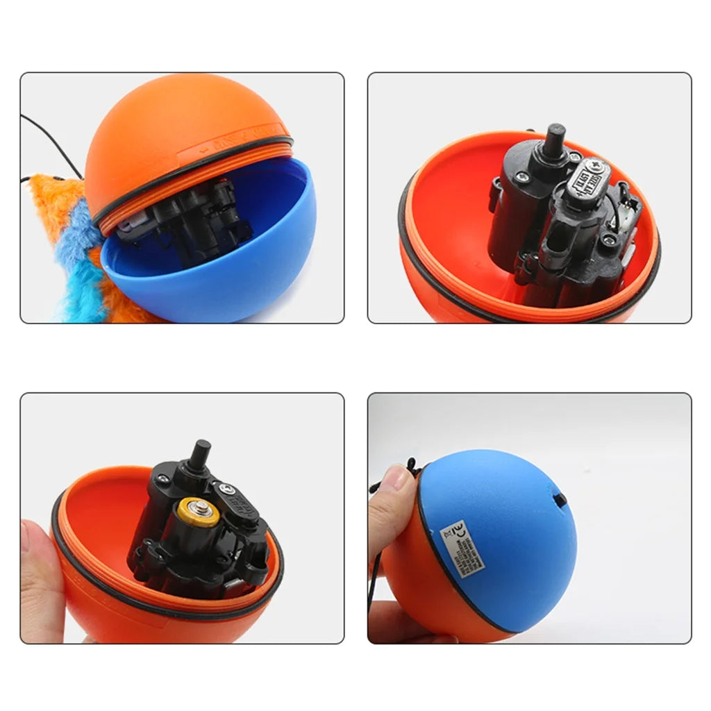 Interactive Cat Ball Toy Robotic Kitten Toy Kitten Ball Cat Moving Toy Automatic Moving Ball Cat Toy Cat Scratcher Toy